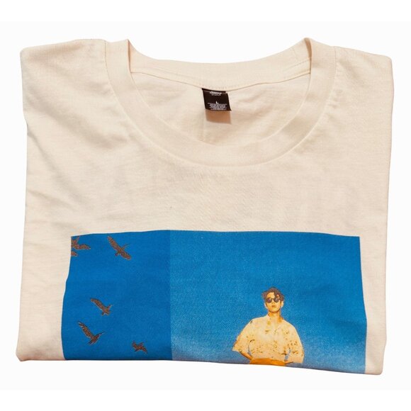 Eric Nam 2022 World Tour T-ShirBeige Size L Cotton Graphic Tee Unise - Picture 6 of 8